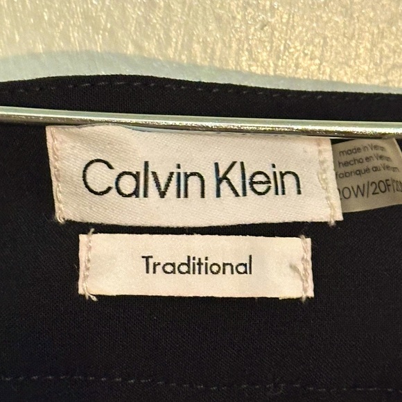 🌟NWT CALVIN KLEIN Dress Pants, Sz.20, Dark Blue, Perfect for Work❄️☃️💼 - Picture 3 of 15